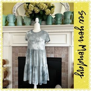 NWT See you Monday tie dye dress size L